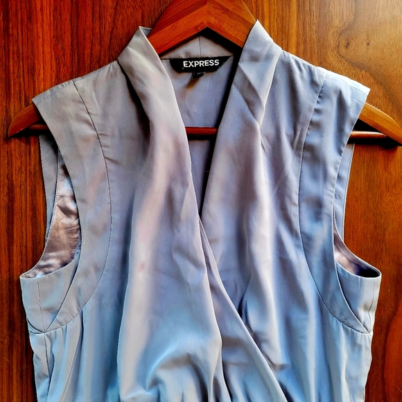 Express Silver Loose Fit Dress - Picture 1 of 5